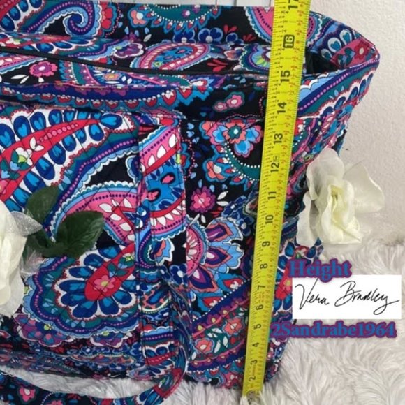 Vera Bradley Get Going Tote / Haymarket Paisley - Picture 11 of 16